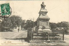 X ORAN PLACE GAMBETTA ET MONUMENT A GAMBETTA